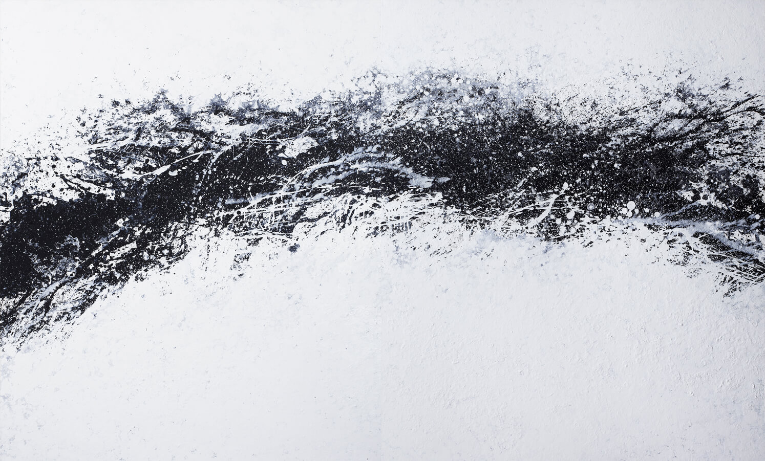 Untitled 2018　Aclyric on canvas　162cm×260cm (diptyque)